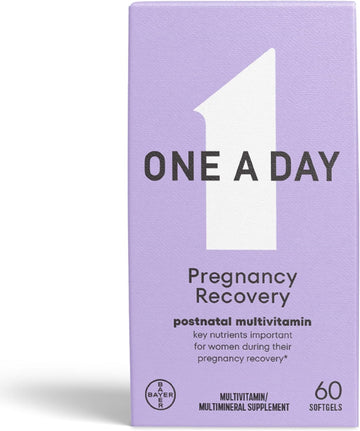 One A Day Postnatal Complete Multivitamin For Post-Pregnancy With Folic Acid And Omega-3 Dha, 60 Count (Packaging May Vary)
