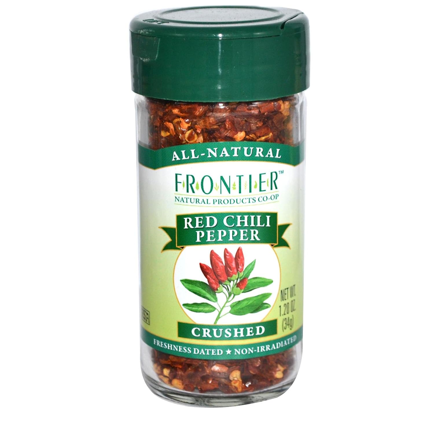 Frontier Co-Op Ground Red Cayenne Chili Pepper 15,000 Hu, 1.2 Ounce Bottle, Turn Up The Heat In Your Ethnic Recipes, Kosher