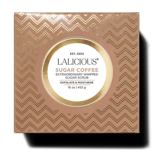 Lalicious - Whipped Sugar Scrub - Sugar Coffee, 16 Oz