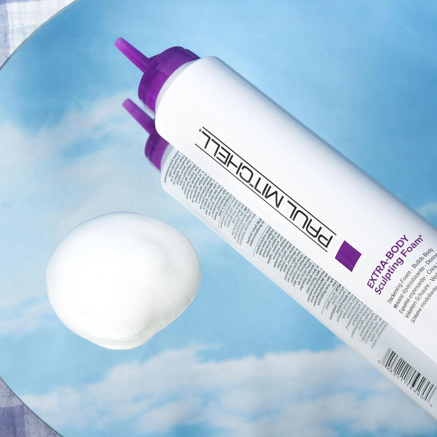 Paul Mitchell Extra-Body Sculpting Foam, Thickens + Builds Body, For Fine Hair, 6.7 oz. : Beauty & Personal Care