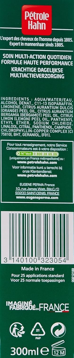 Petrole Hahn Force 5 Vitality Tonic Lotion For Normal Hair 300 Ml