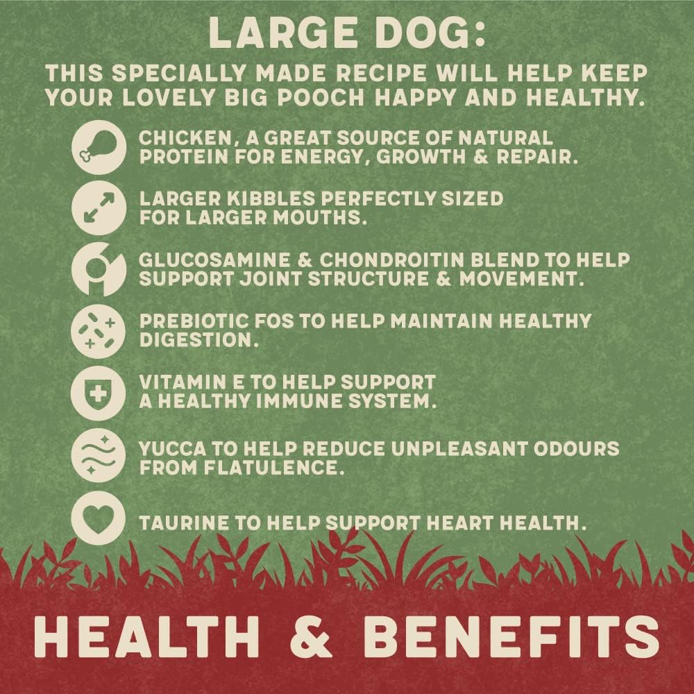 Harringtons Complete Large Breed Dry Adult Dog Food Chicken & Rice 14kg - Made with All Natural Ingredients :Pet Supplies