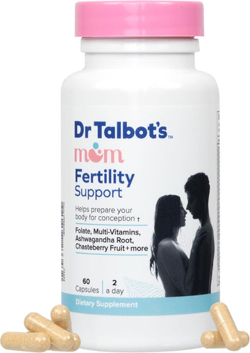 Dr. Talbot'S Mom Fertility Support Multi-Vitamins - Aids Ovulation And Prepares Body For Conception - 60 Capsules