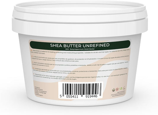Mystic Moments | Shea Butter Unrefined Organic Butter 500g - Pure & Natural Cosmetic Butters GMO Free