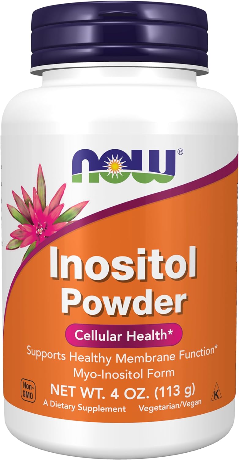 NOW Supplements, Inositol Powder, Neurotransmitter Signaling*, Cellular Health*, 4-Ounce
