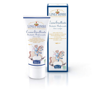 Helan Linea Bimbi- Soothing Baby Lotion For Face & Body With Vitamin E, Aloe Vera & Beeswax, Moisturizing & Refreshing Baby Cream For Delicate Skin, Baby Essentials For Newborn, Made In Italy 100Fl Oz