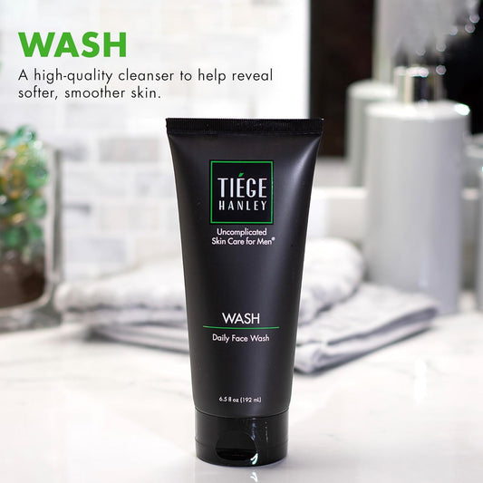 Tiege Hanley Daily Men'S Face Wash - Gentle Fragrance-Free Cleansing Agent For Men - 6.5 Ounces