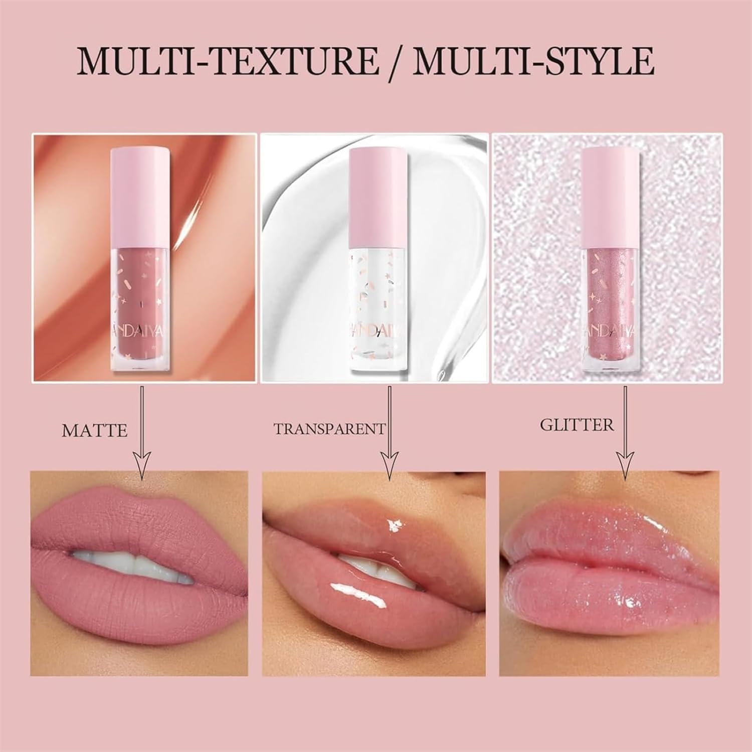12Pcs Nude Matte Liquid Lipstick Set, Waterproof Long Lasting Non-Stick Cup Nude Brown Dark Red Lipstick 24 Hour Not Fade Matte Lipstick Professional Lip Gloss Makeup Gifts For Women (Set C)