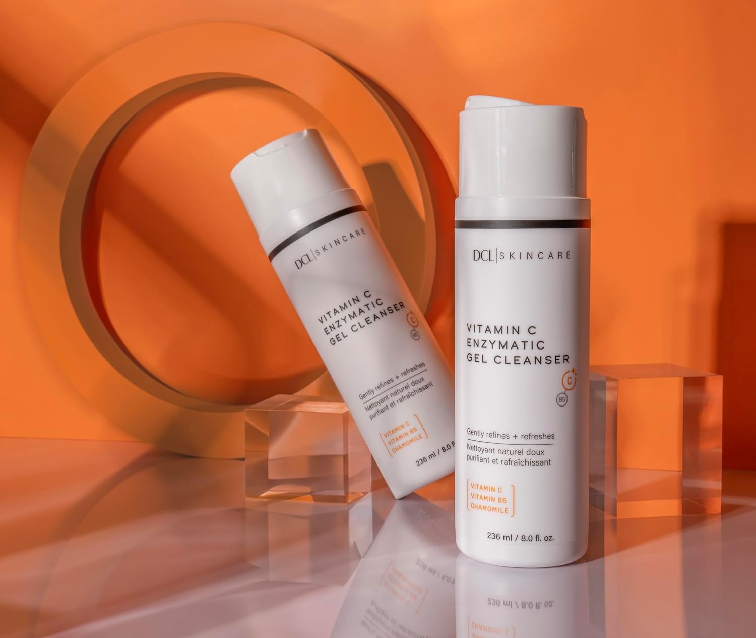 Dcl Skincare Vitamin C Enzymatic Gel Cleanser With Sugar Fruit Enzymes & Vitamins C/B5, 8.0 Fl Oz : Beauty & Personal Care