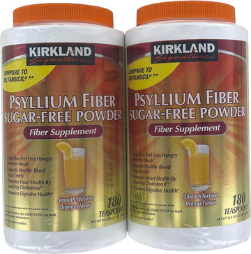 Kirkland Signature Sugar-Free Psyllium Fiber Supplement Powder, 360 Doses