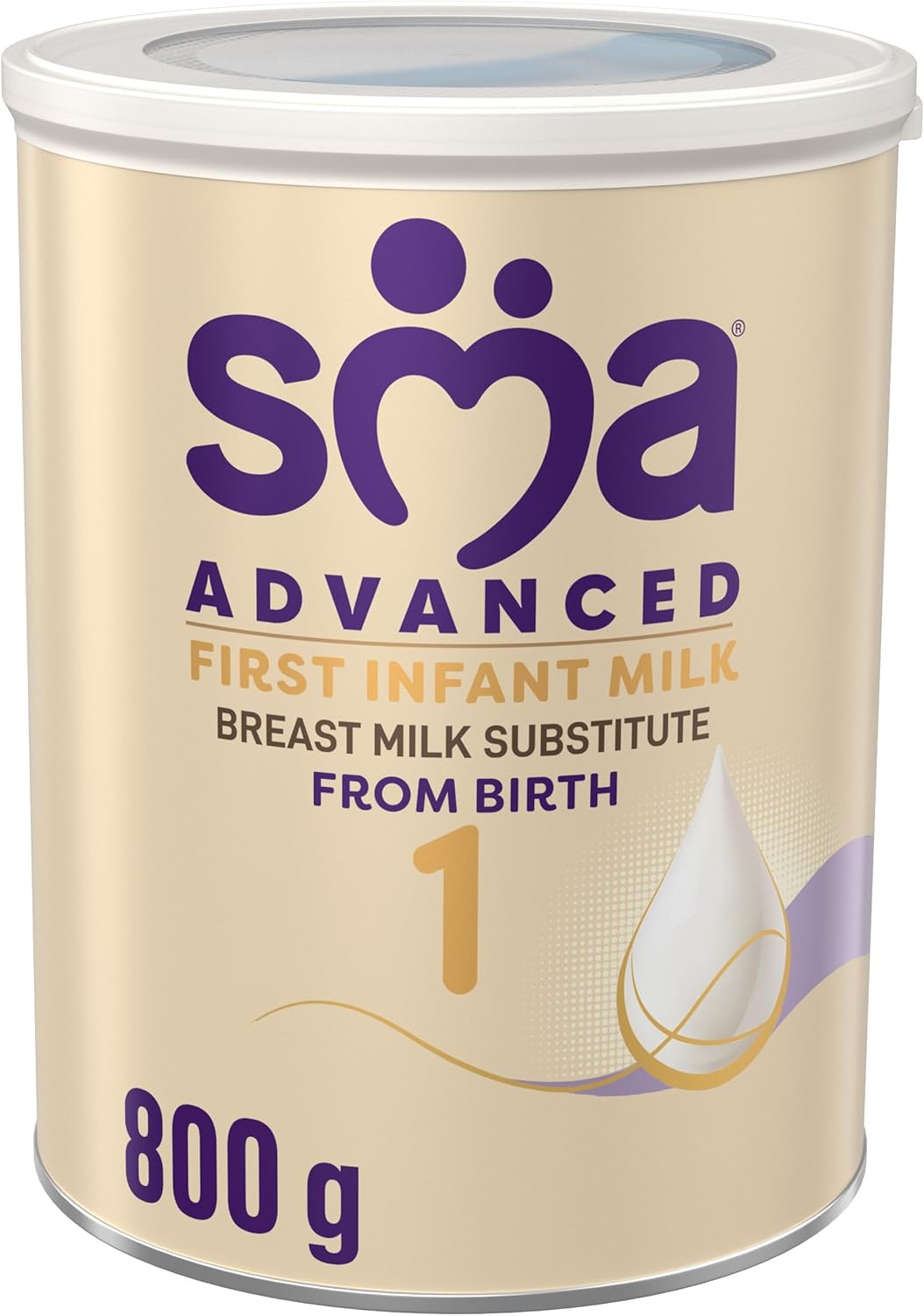Sma Advanced First Infant Baby Milk Powder Formula , From Birth , 800 G (Pack Of 1)