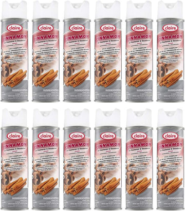 Claire Claire Cl162-12pk Cinnamon Hand Held Air Freshener; 10 Oz. Net Wt., 12 Pack, 12 Count