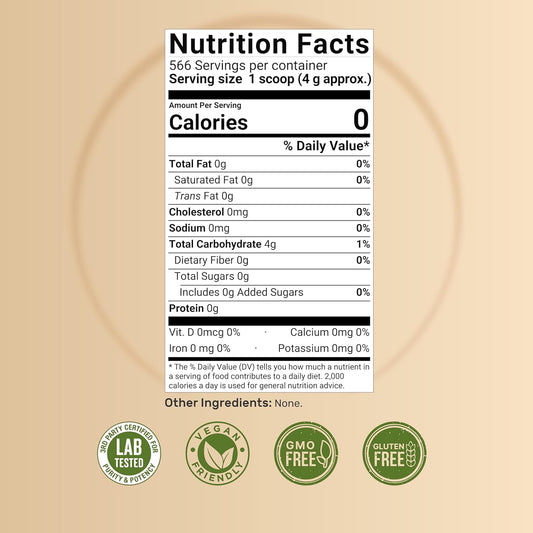 Naturebell Allulose Sweetener, 5 Lbs | Keto & Vegan-Friendly, White Sugar Substitute | 0 Calorie, 0 Sugar, 0 Net Carb, Non-Glycemic, Browns Like Table Sugar | Bulk Supply For Baking & Beverages