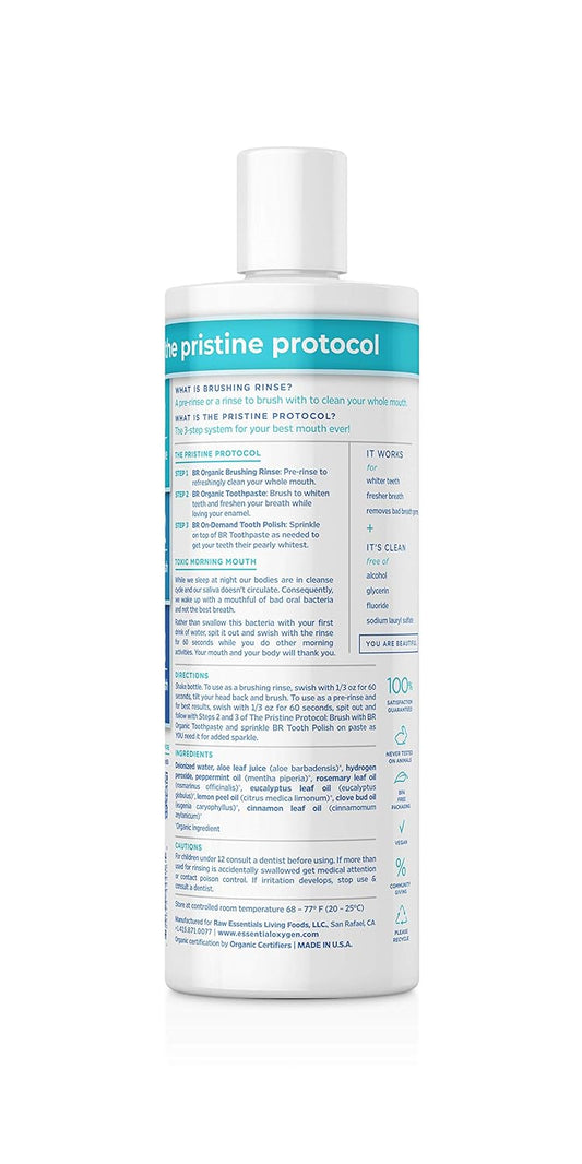 Essential Oxygen Pristine Protocol A 3-Step System (1. Rinse 2. Brush 3. Polish) for Your Best Smile Ever, 3 Count, Combo Pack