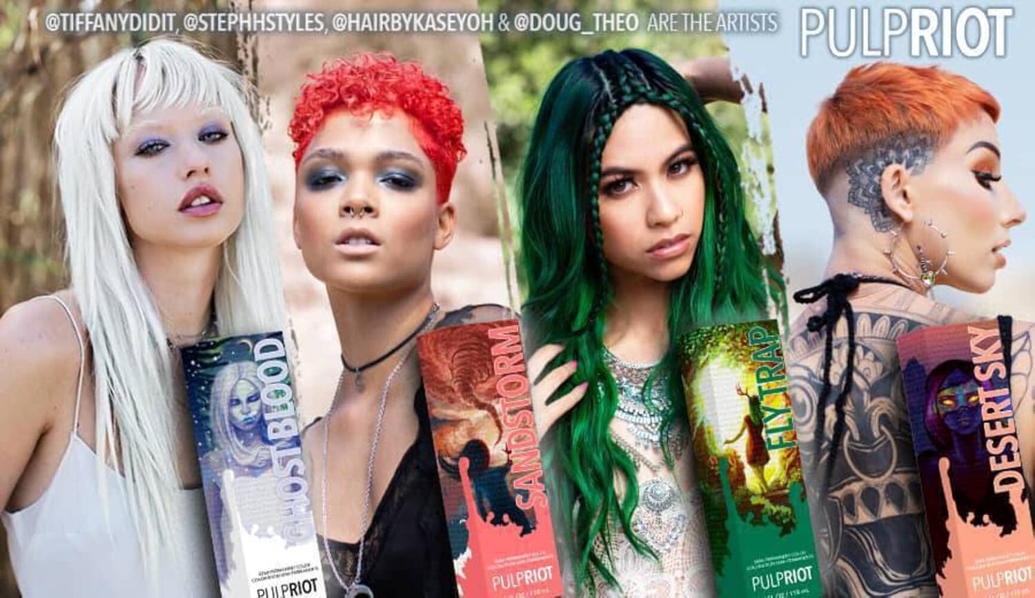 Pulp Riot Semi-Permanent Hair Color Elemental Collection 118Ml - Fly Trap