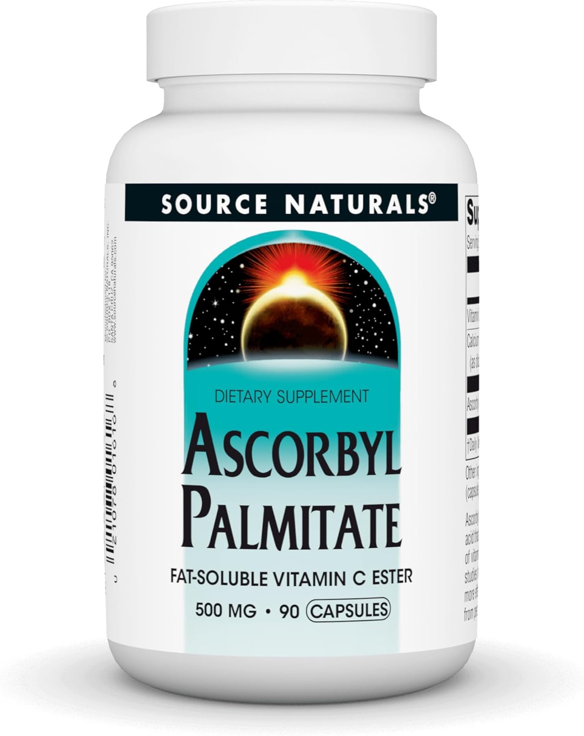 Source Naturals Ascorbyl Palmitate 500Mg, 90 Capsules