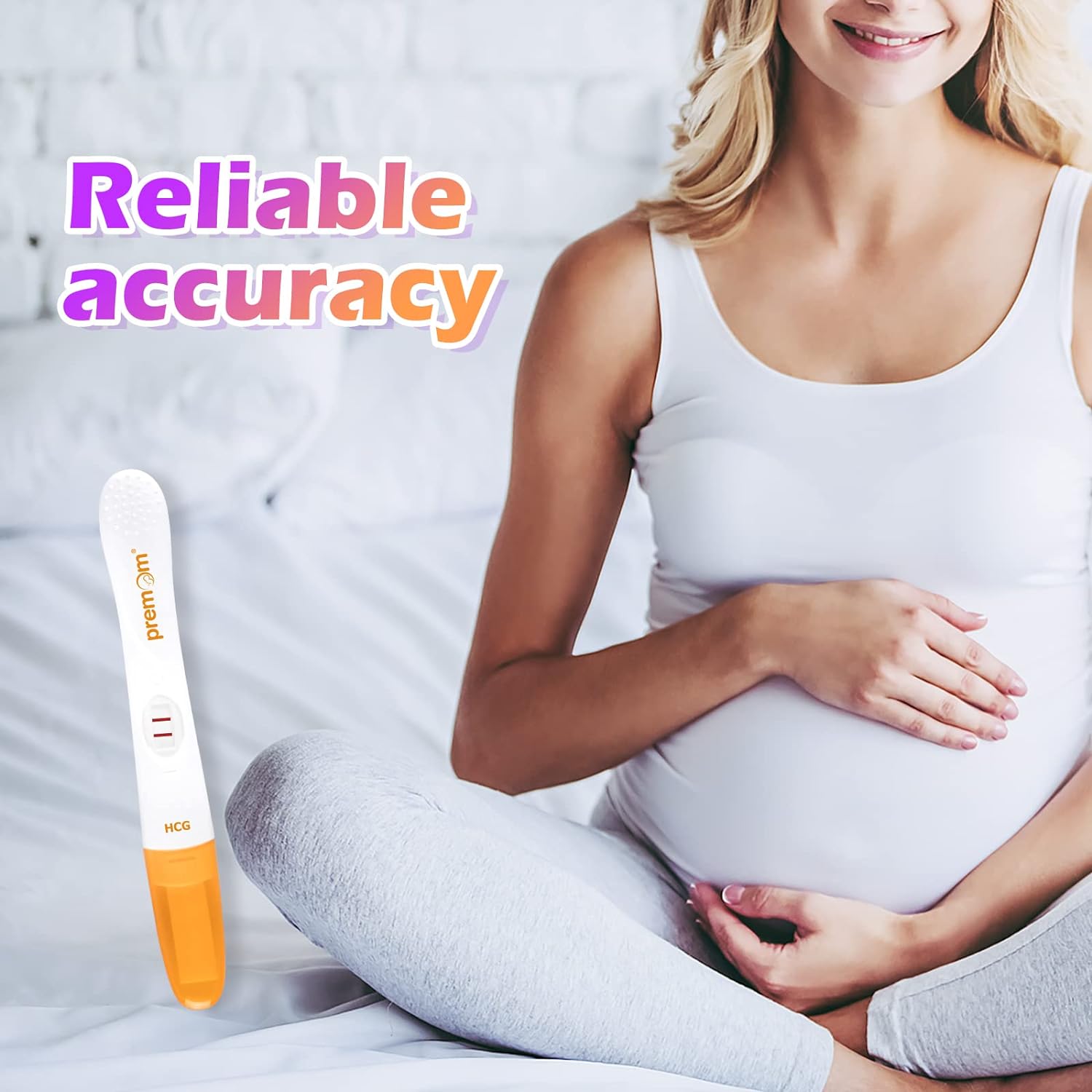 Premom Pregnancy Test Midstream: Early HCG Detection Sticks - 3 Pack Pregnant Test Kit : Health & Household