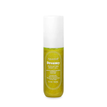 Nature Well Dreamy Radiating Shimmer Body Oil, Fast-Absorbing Formula Designed To Nourish & Soften Skin, Scented With Sweet Mandarin, Bergamot, Vanilla Orchid, And Pink Sugar, 3.4 Oz