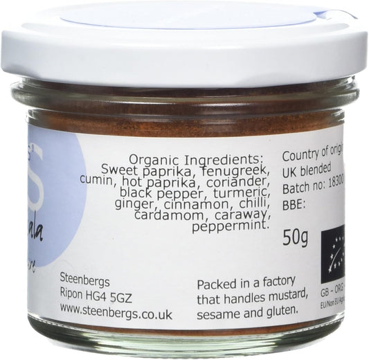 Steenbergs Organic Tandoori Masala Curry Mix Standard 50G