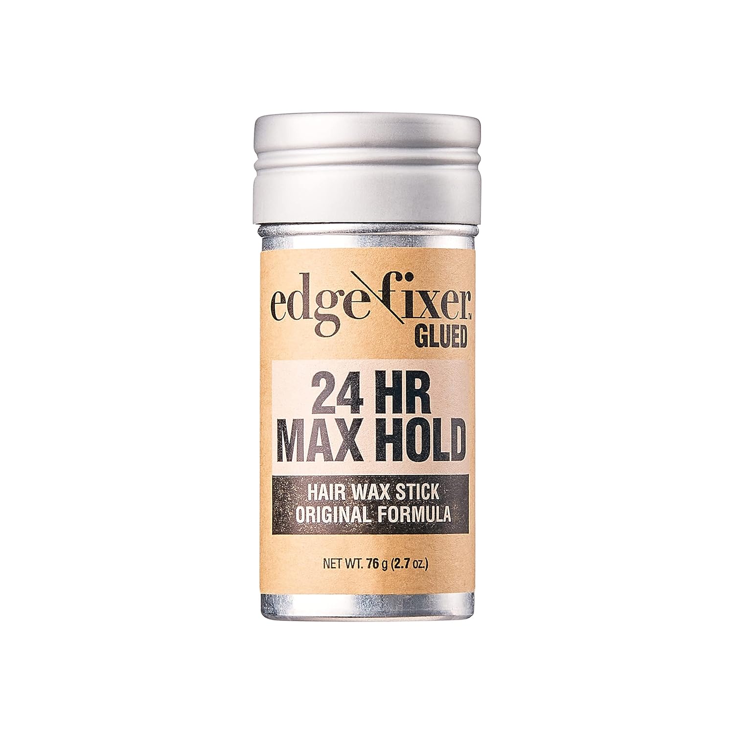 Red By Kiss Hair Wax Stick 24Hr Max Hold Edge Fixer Edge Control Pomade Non-Sticky, Non-Oily Flake Free Hair Styling Wax 2.7 Oz. (Unscented)