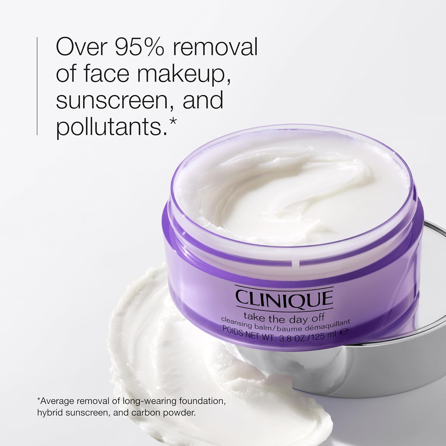 Clinique Take The Day Off Cleansing Balm Makeup Remover | Dissolves Face + Eye Makeup And Sunscreen | For All Skin Types, 6.7 Ounce : Beauty & Personal Care