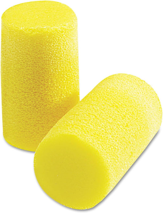 3M 3101101 E·A·R Classic Plus Earplugs, PVC Foam, Yellow, 200 Pairs