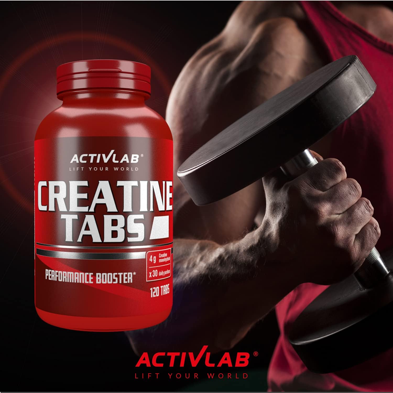 Activlab Creatine Tabs 120 Tablets | Pomegranate Flavor | 4000mg Monohydrate | Advanced Formula for Muscle Building, Bodybuilding, Fitness, and Cross-Fit | Enhances Power, Endurance, and Strength : Amazon.co.uk: Health & Personal Care