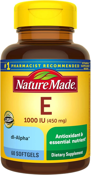 Nature Made Vitamin E 1000 Iu (Dl-Alpha) Softgels 60 Ct