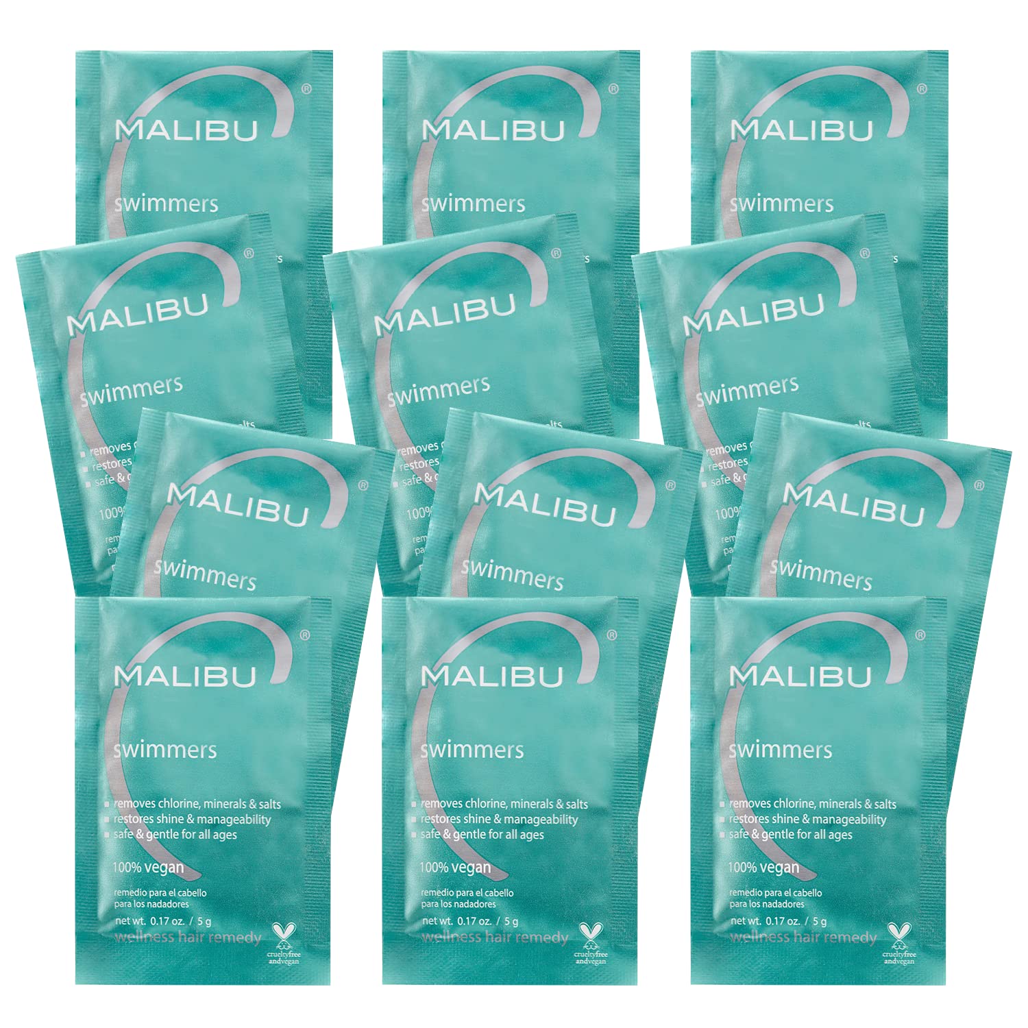 Malibu C Swimmers Wellness Hair Remedy - Prevents And Protects Hair Discoloration From Chlorine & Pool Elements - Hydrating Vitamin C Complex For Healthier Hair