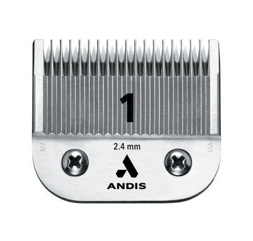 Andis 64070 UltraEdge Carbon-Infused Steel Detachable Clipper Blade, Size 1, 3/32-Inch Cut Length : Beauty & Personal Care