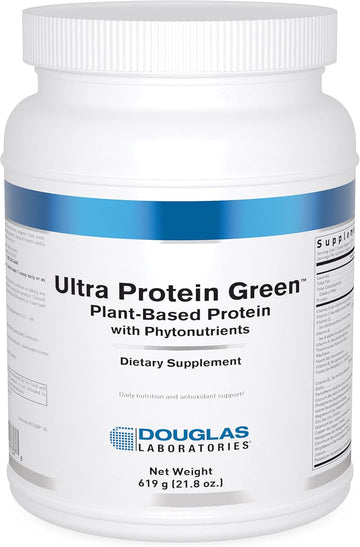 Douglas Laboratories Ultra Protein Green | Vanilla Plant-Based Protein Powder | 21.8 Ounces