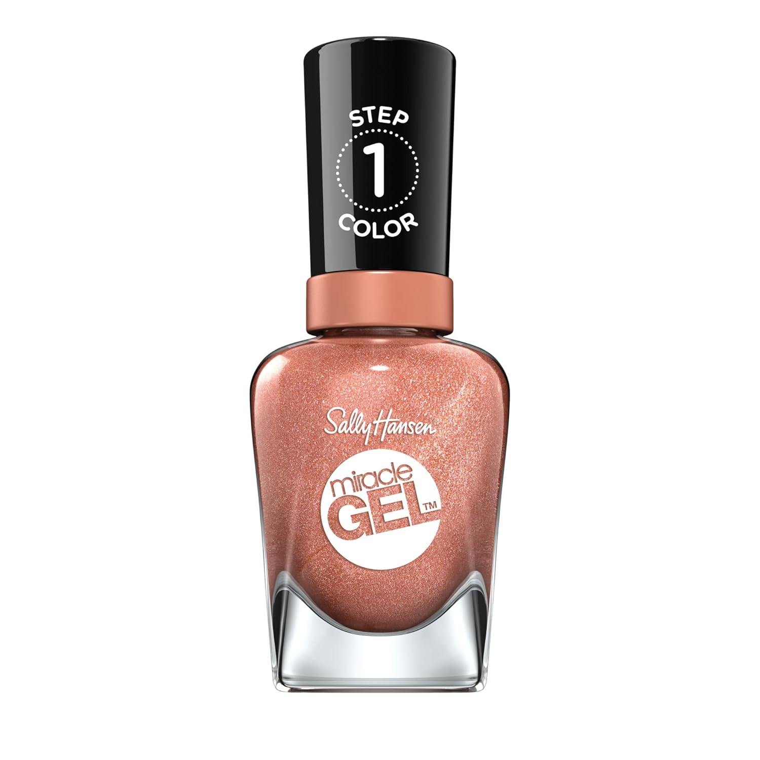 Sally Hansen Miracle Gel™, Terra-Coppa, Long Lasting, Gel-Like Formula, No Uv Lamp Needed, Orange Nail Polish
