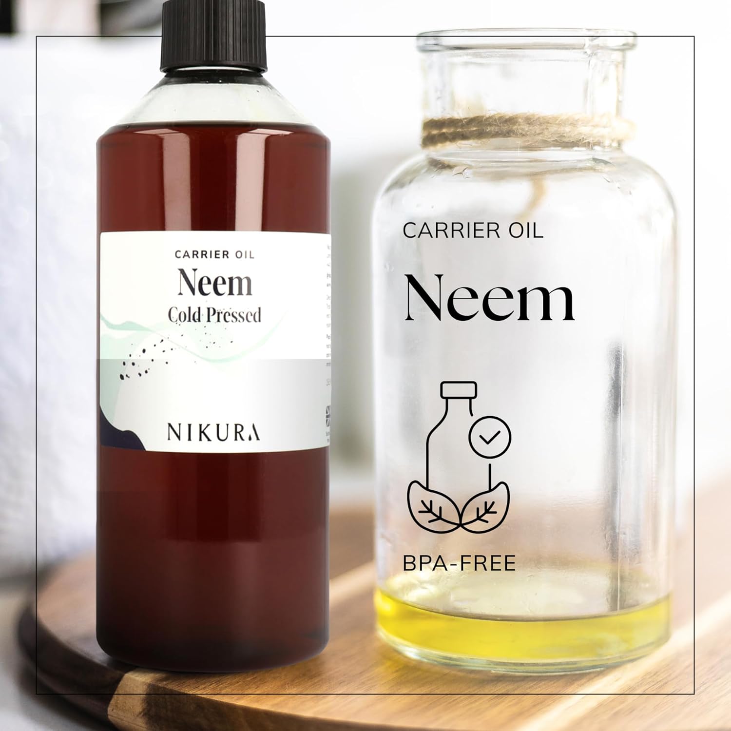 Nikura | Pure Neem Oil | Unrefined Cold Pressed - Natural, Vegan - 500ml : Amazon.co.uk: Health & Personal Care