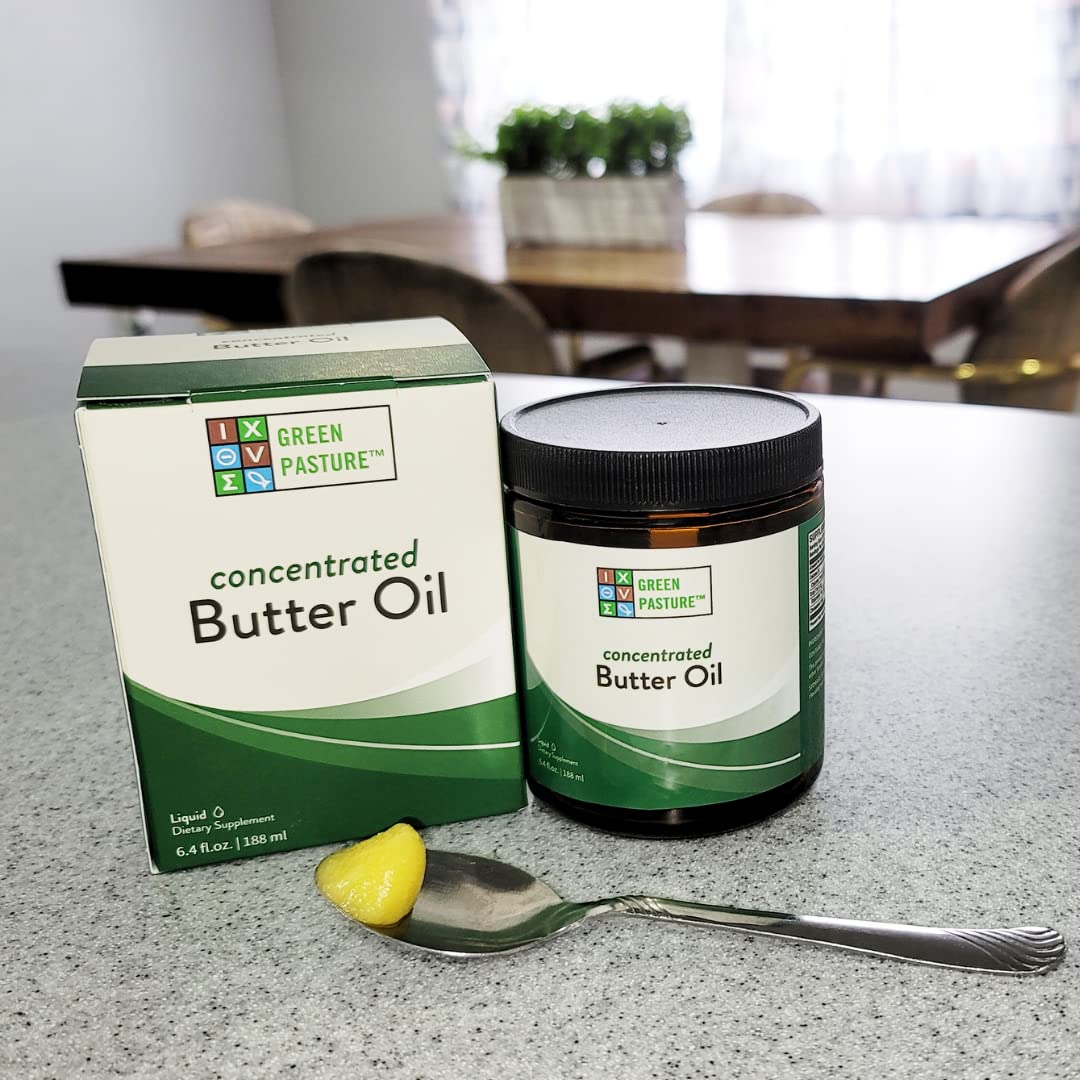 Green Pasture Concentrated Butter Oil Liquid - 6.4 Fl. Oz. - Cla- Vitamin A (6.4 Oz.) : Beauty & Personal Care