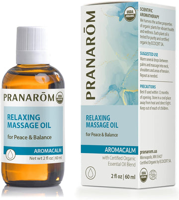Pranarom - Aromacalm Relaxing Massage Oil (60ml) - Jojoba, Sweet Orang