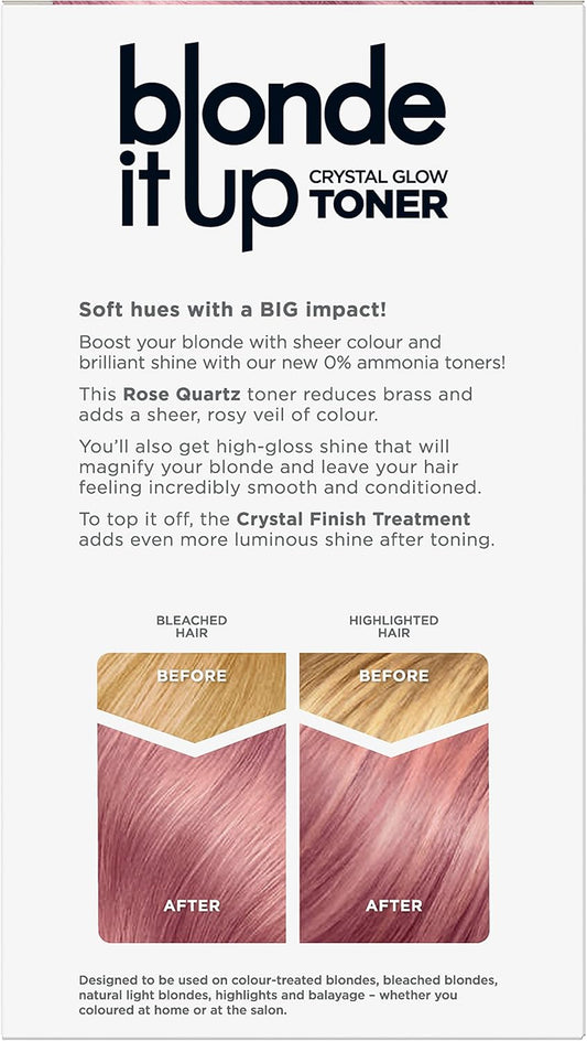 Clairol Blonde It Up Crystal Glow Toner Kit - Rose Quartz