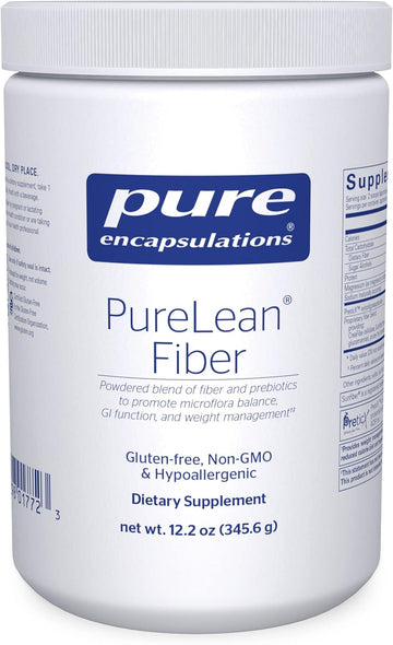 Pure Encapsulations Purelean Fiber | Powdered Blend Of Soluble And Insoluble Fibers To Promote Weight Management** | 12.2 Ounces