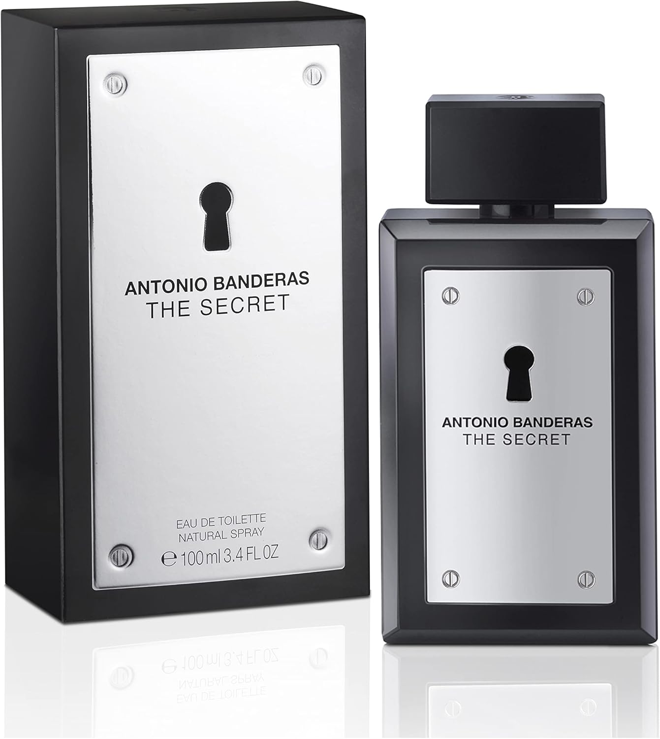 Banderas Perfumes - The Secret - Eau De Toilette For Men - Long Lasting - Elegant, Sexy And Masculine Fragance - Fruity And Leather Notes - Ideal For Day Wear - 100 Ml