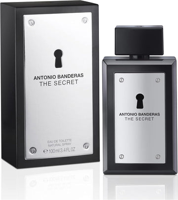 Banderas Perfumes - The Secret - Eau De Toilette For Men - Long Lasting - Elegant, Sexy And Masculine Fragance - Fruity And Leather Notes - Ideal For Day Wear - 100 Ml