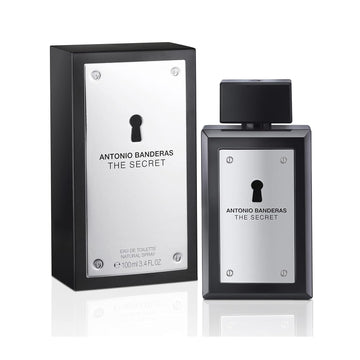 Banderas Perfumes - The Secret - Eau De Toilette For Men - Long Lasting - Elegant, Sexy And Masculine Fragance - Fruity And Leather Notes - Ideal For Day Wear