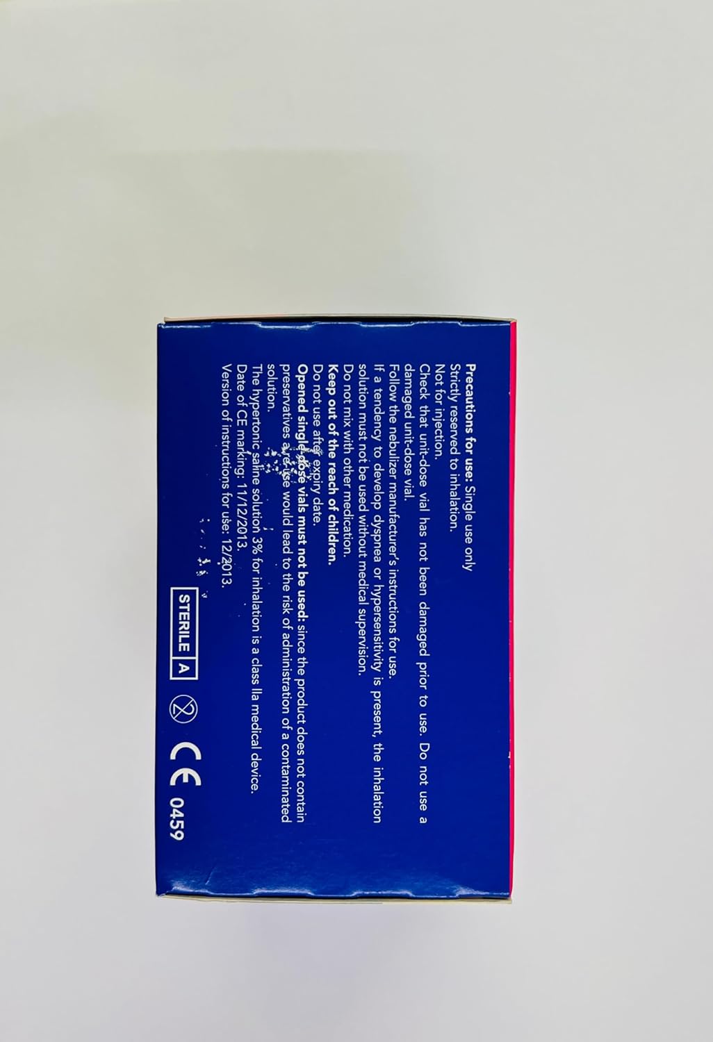 Knoxzy Hypertonic Saline Inhalation Solution 3%. Inhalation Solution For Adults & Children. Box Contains 30 Single Dose Vials Of 4Ml