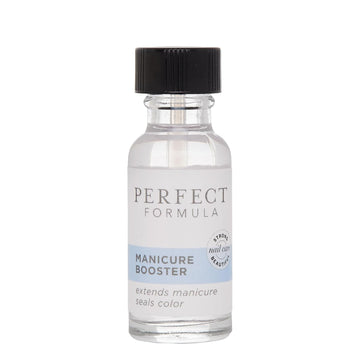 Perfect Formula Manicure Booster - Base And Top Coat Nail Strengthener, Keratin Treatment - Strengthener For Damaged Nails - Made In The Usa .60 Fl Oz