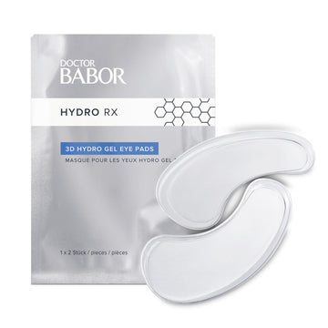 Babor Doctor Hydrorx 3D Gel Eye Pads, Hyaluronic Acid Eye Treatment, Soothes And Moisturizes Under Eye Area To Combat Wrinkles And Fine Lines, Vegan