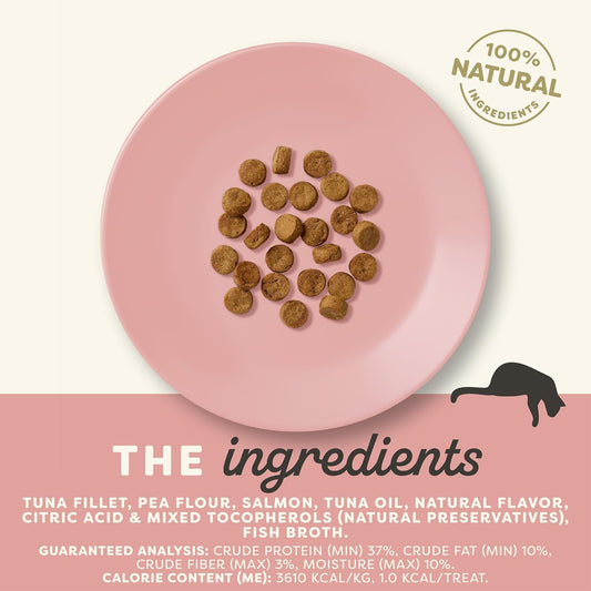 Applaws Natural Limited Ingredient Crunchy Cat Treats, High-Protein & Grain-Free Crunchy Tuna Snacks For Cats (12 X 2.0Oz Bags)