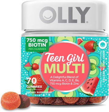 Olly, Multivitamin Kids Girl, 70 Count