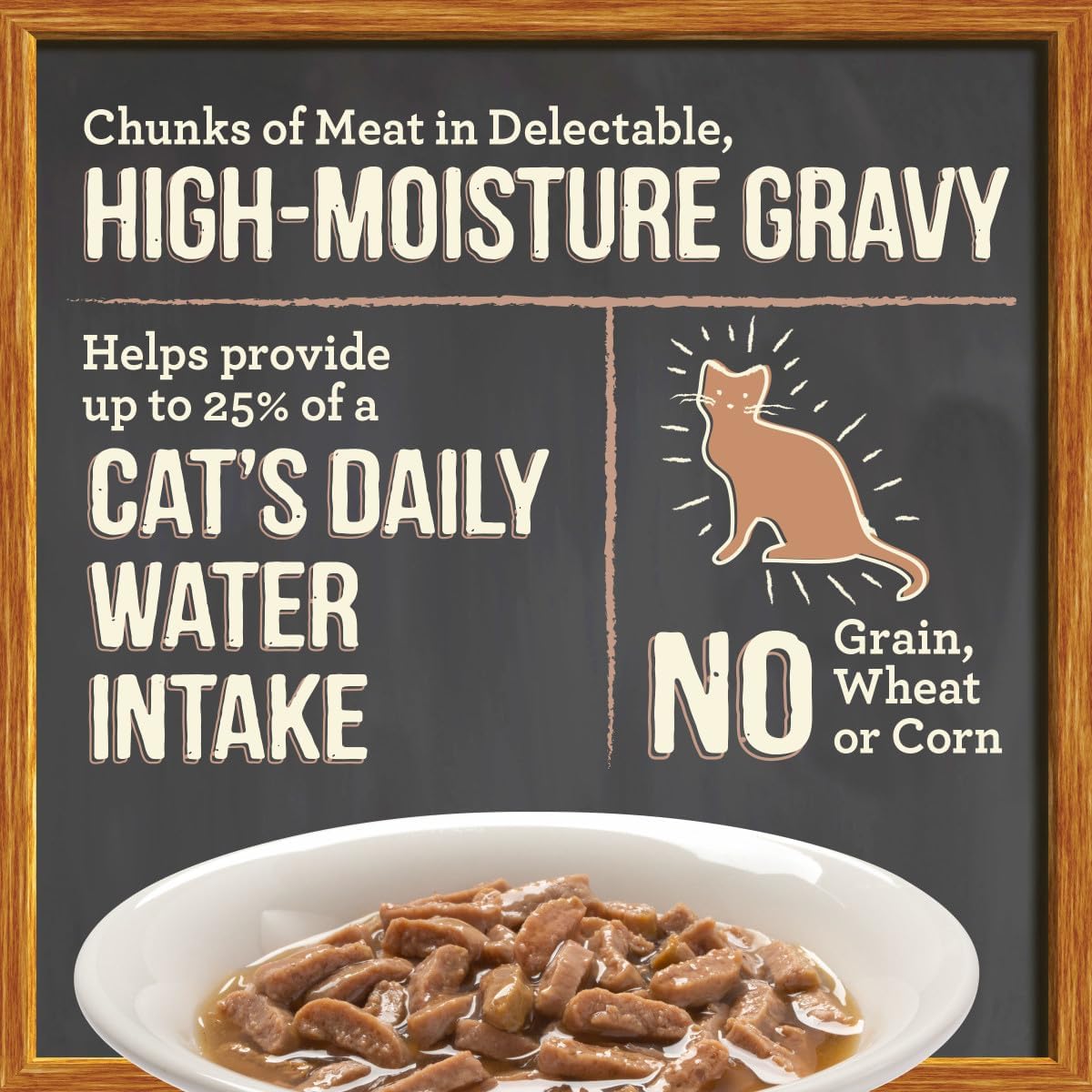 Merrick Purrfect Bistro Bon Appetits Grain Free Wet Cat Food Beef Recipe Chunks in Gravy - (24) 3 oz. Pouches : Grocery & Gourmet Food