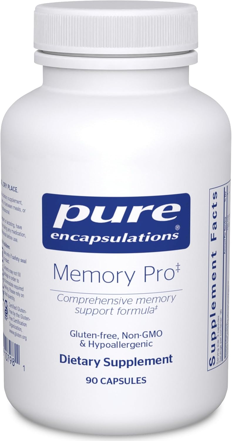 Pure Encapsulations Memory Pro | Comprehensive Memory Support Formula