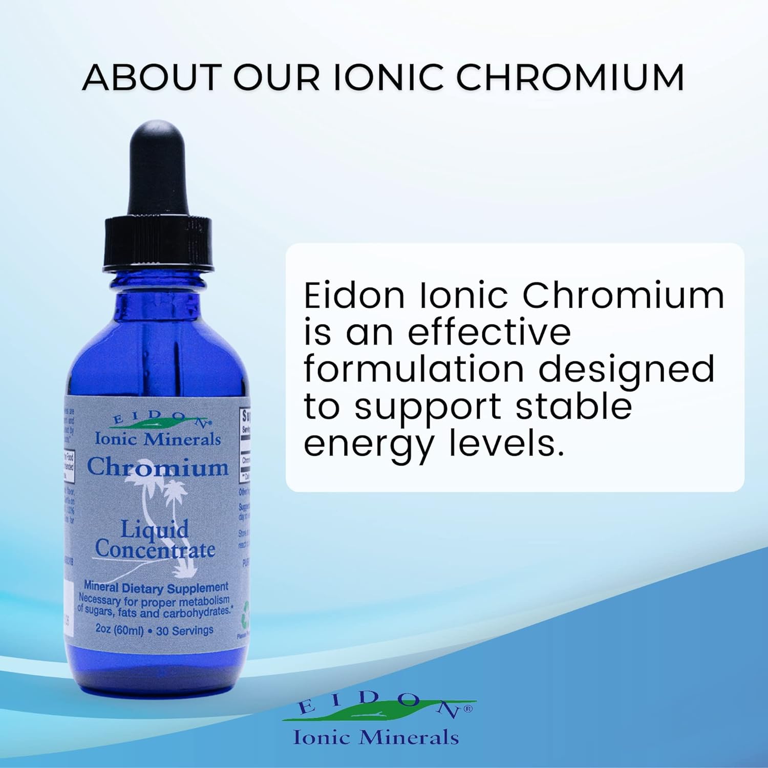 Eidon Ionic Minerals Liquid Chromium Concentrate - Ionic Chromium Supp