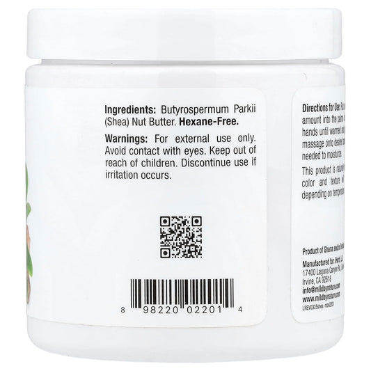 Mild By Nature Moisturizing Shea Butter, 7 Oz (198 G)