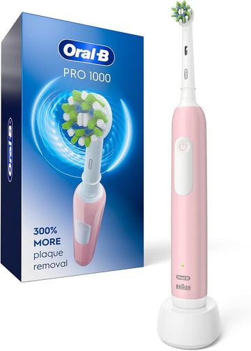 Oral-B Pro 1000 Rechargeable Electric Toothbrush, Pink